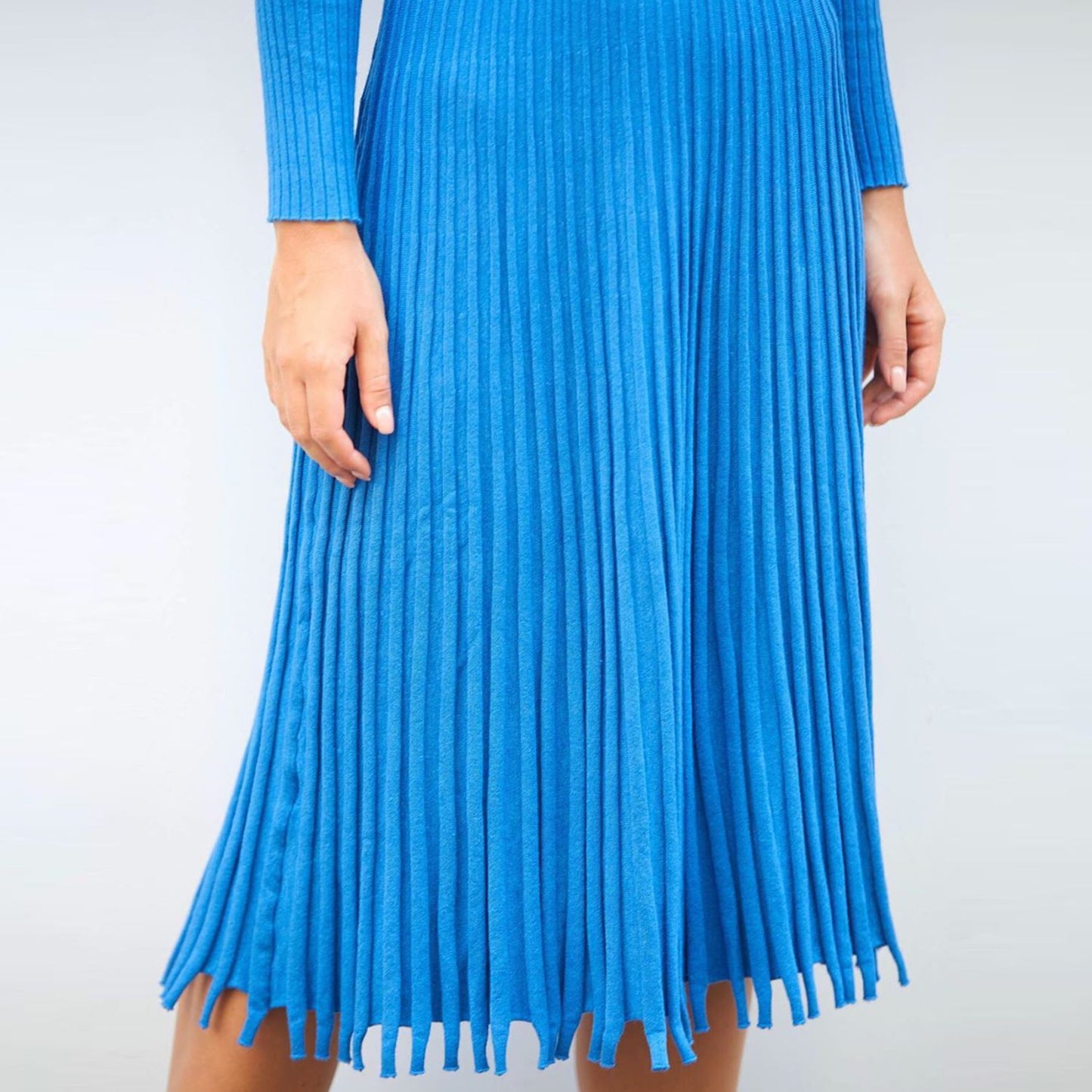 Hot Selling Fashion Women Midi Length Fall Dresses