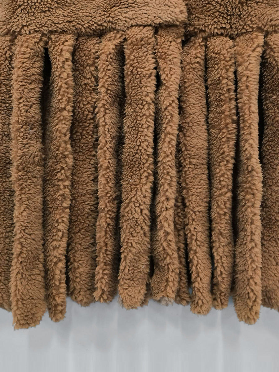 Designed Fashion Tassels Long Coats for Winter