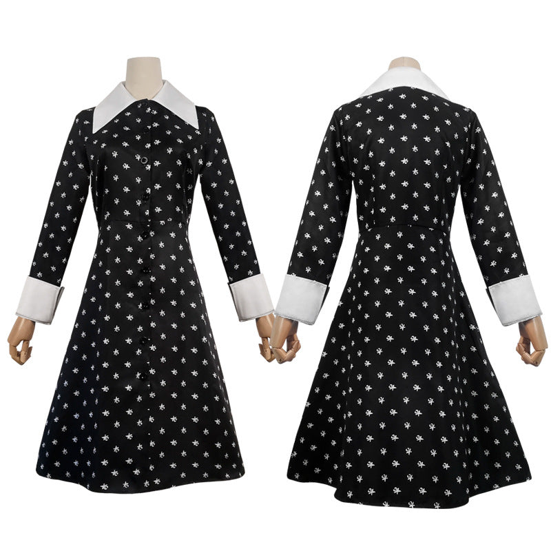 The Addams Family (2022 TV Series) Wednesday Cosplay Costume