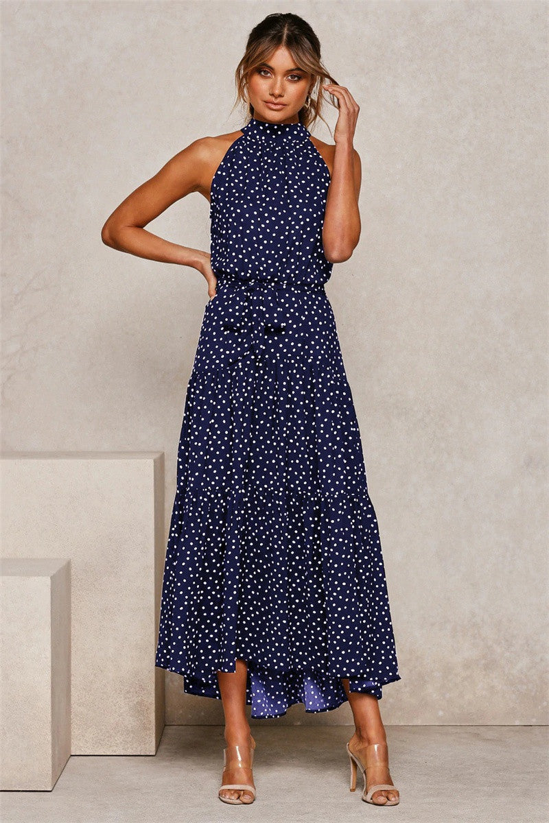 Casual Halter Summer Long Dresses