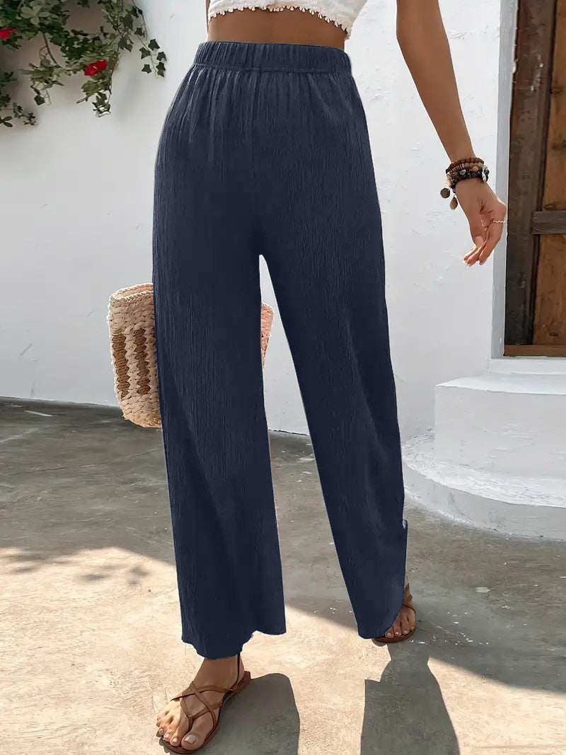 Casual Wide Legs Long Pants for Women