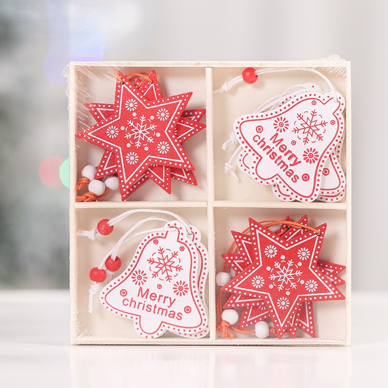 Merry Christmas Tree Wooden Widget Gifts Decoration