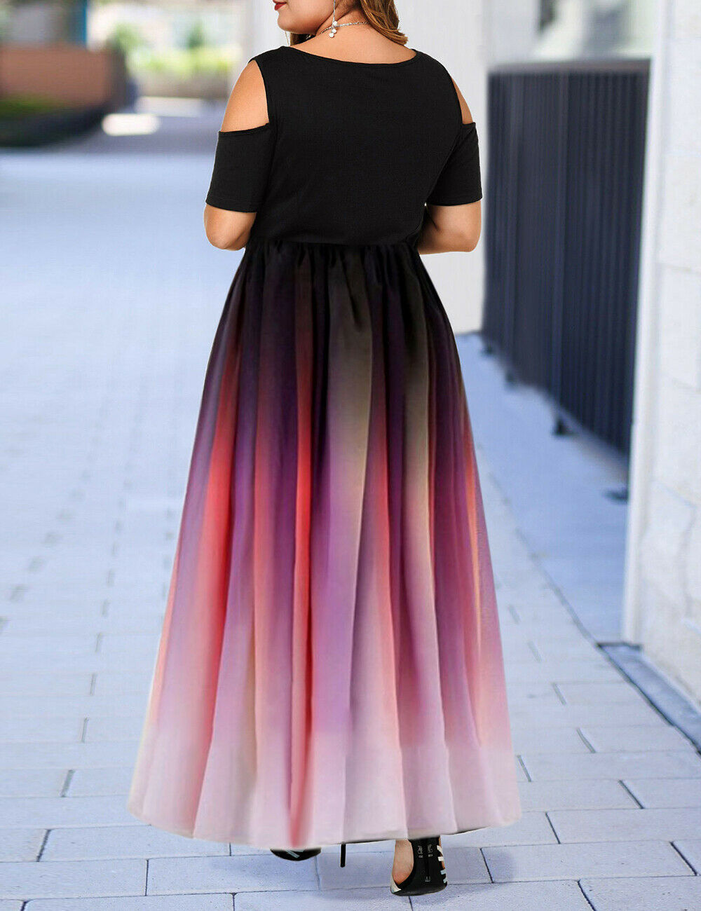 Women Plus Sizes Party Long Dresses