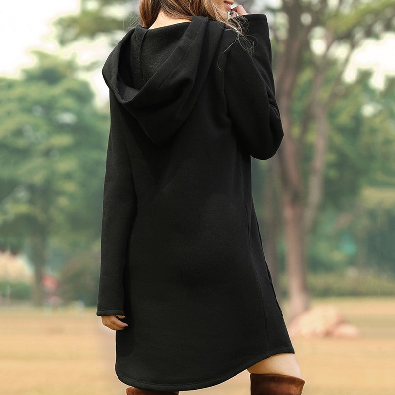 Christmas Long Sleeves Women Hoodies Dresses
