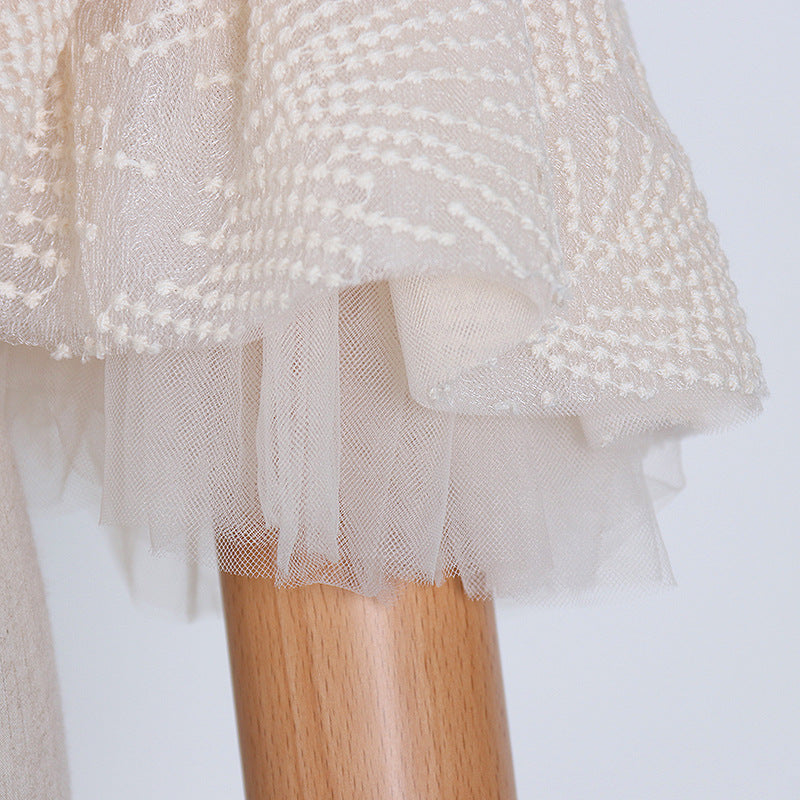 Designed Embroidery Backless Stapless Tops