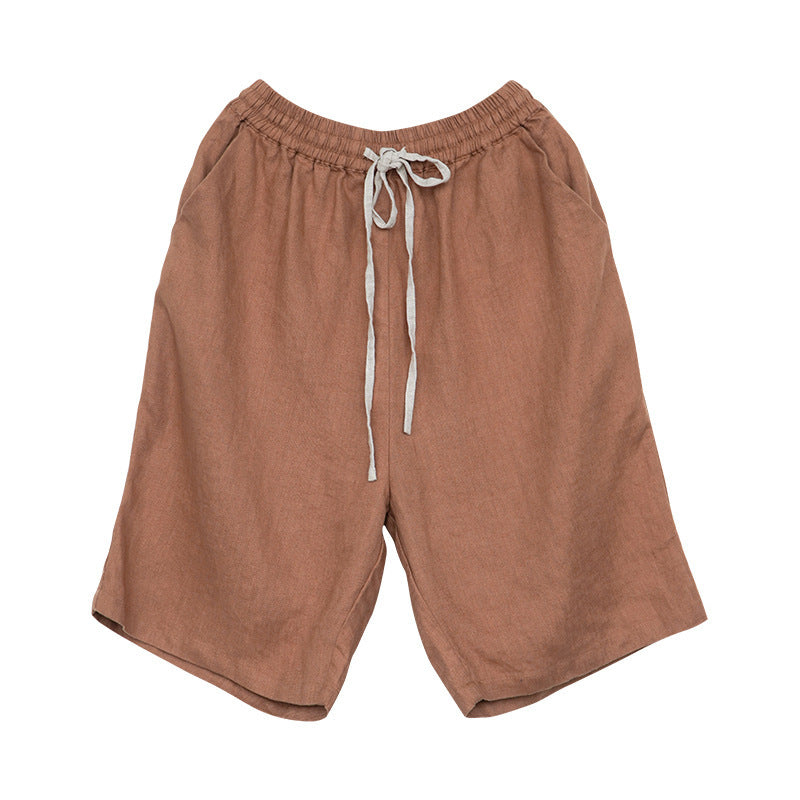 Leisure Linen Summer Women Short Pants