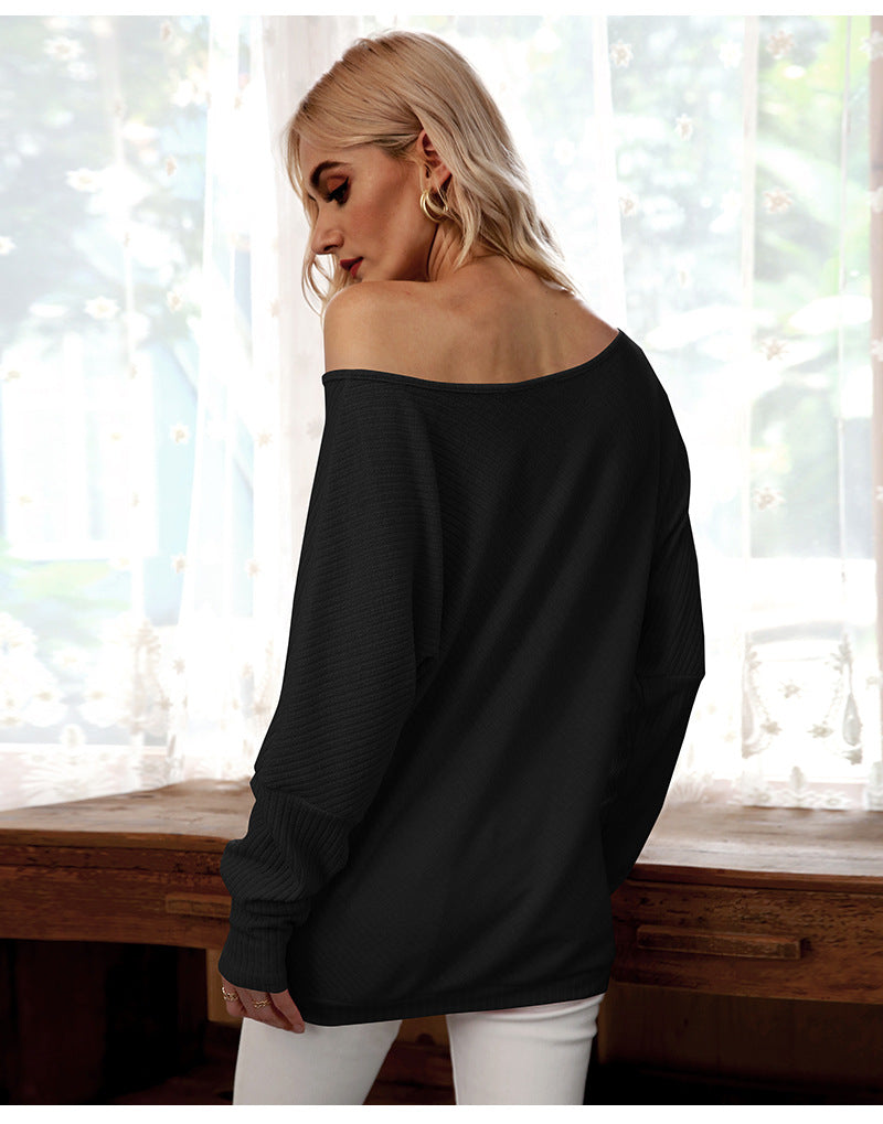 Sexy Off The Shoulder Batwing Women Blouses for Women