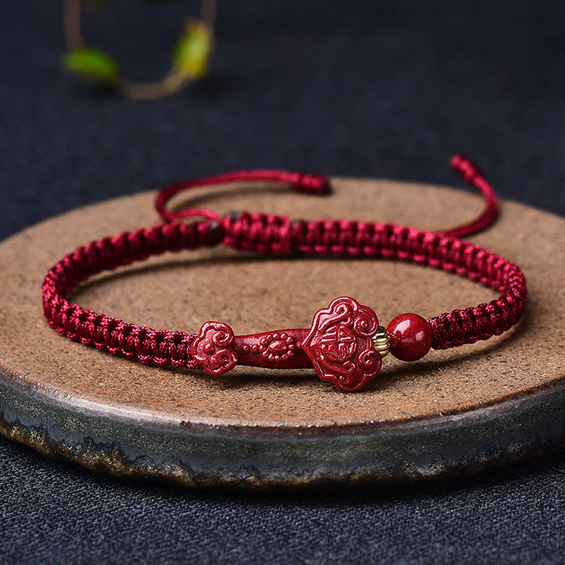 Hand-woven Cinnabaris Good Luck Bracelets