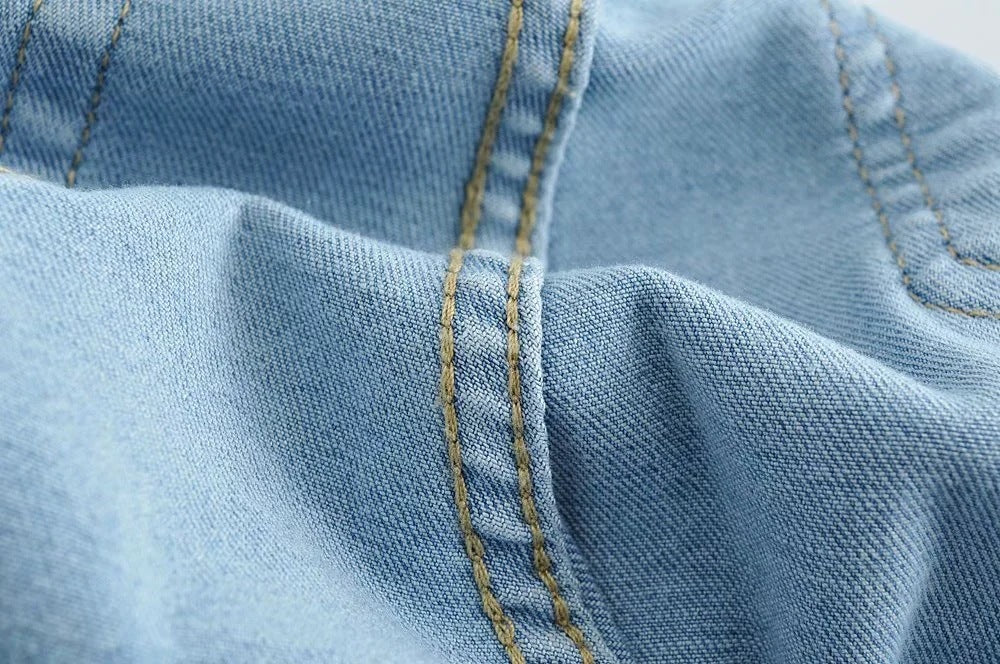 Casual High Waist Trumpet Women Long Jeans
