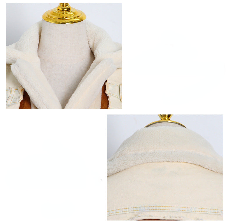 Luxury Hip Hop Sherpa Jacket Coats for Women