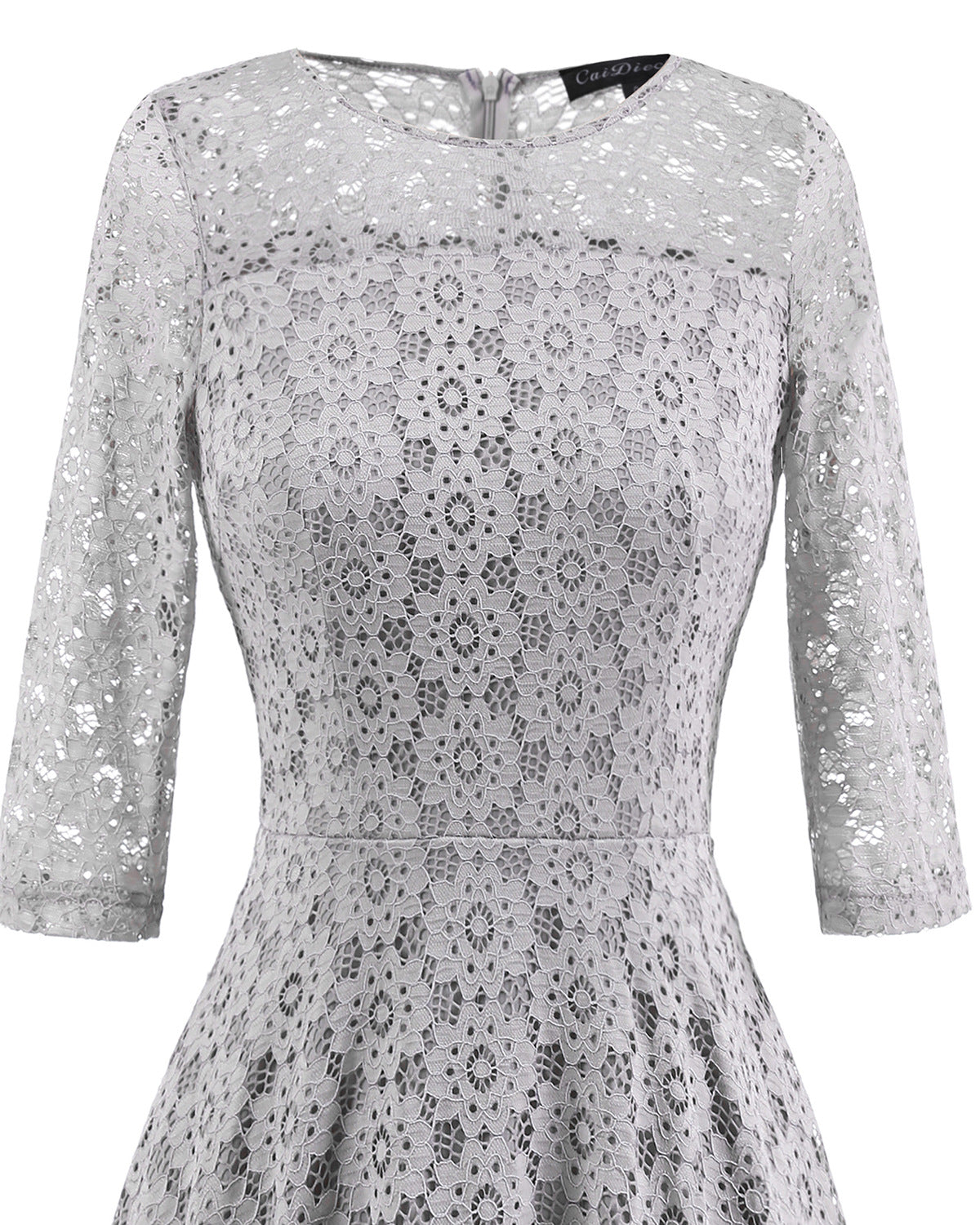 Elegant Round Neck Lace Dresses