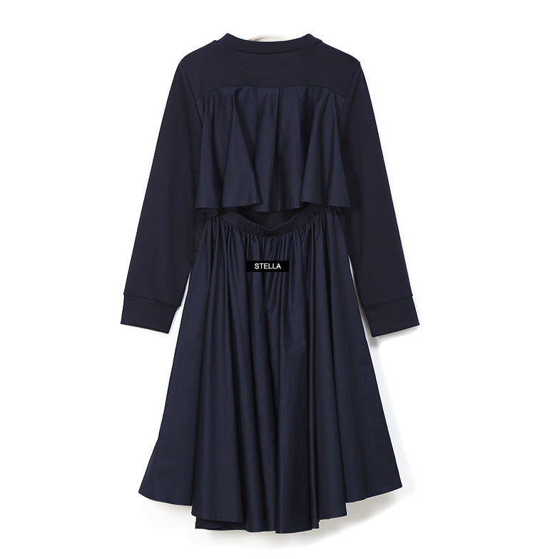 Back Designed Fall Black Dresses