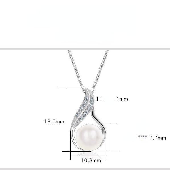 Designed Water Drop Shape Pearl Pendant