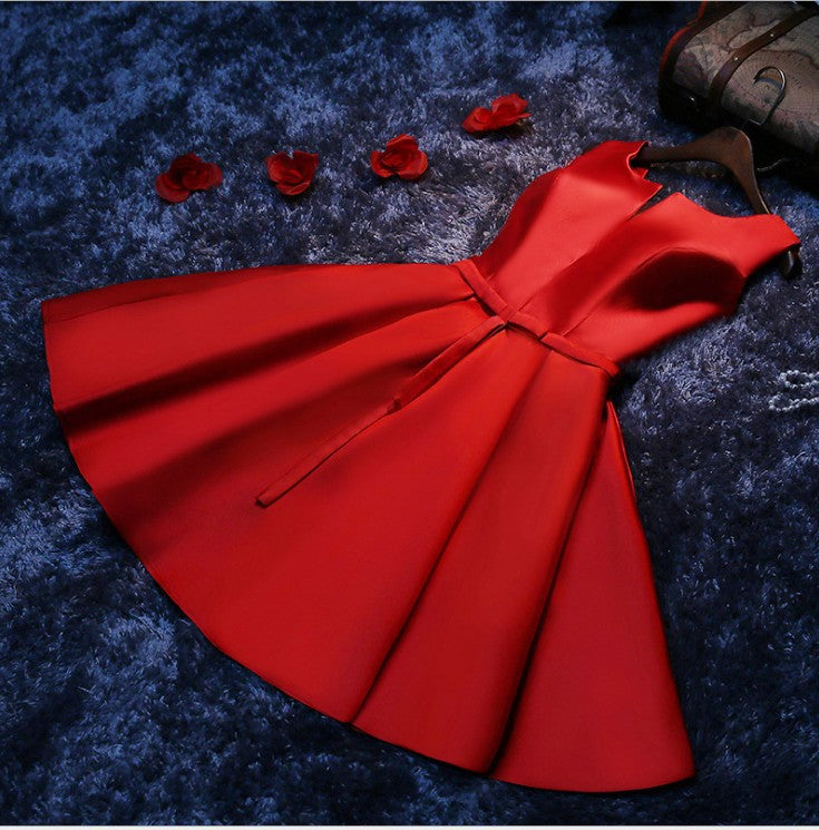 Elegant women short party dresses/Bridemaid Dresses