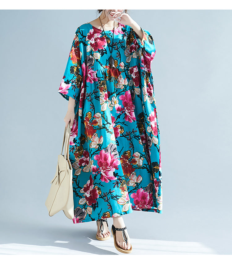 Women Plus Sizes Long Dresses