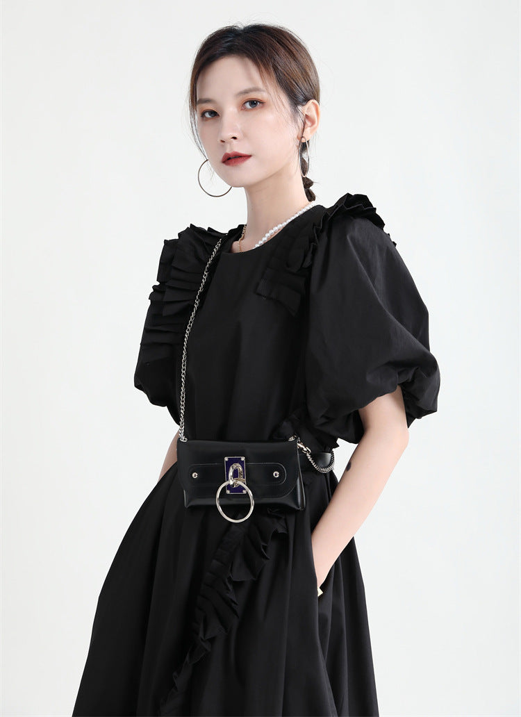 Elegant Irregular Girls Summer Long Dresses