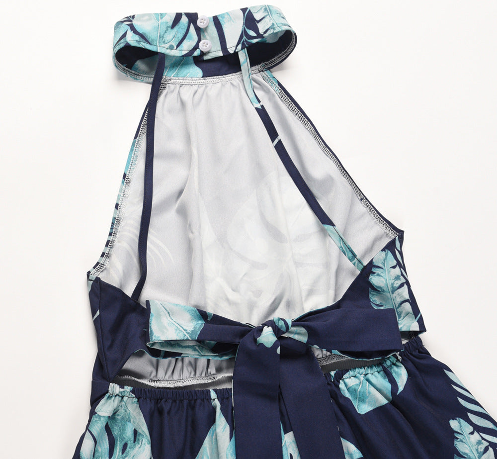 Sexy Halter Summer Long Holiday Beach Dresses