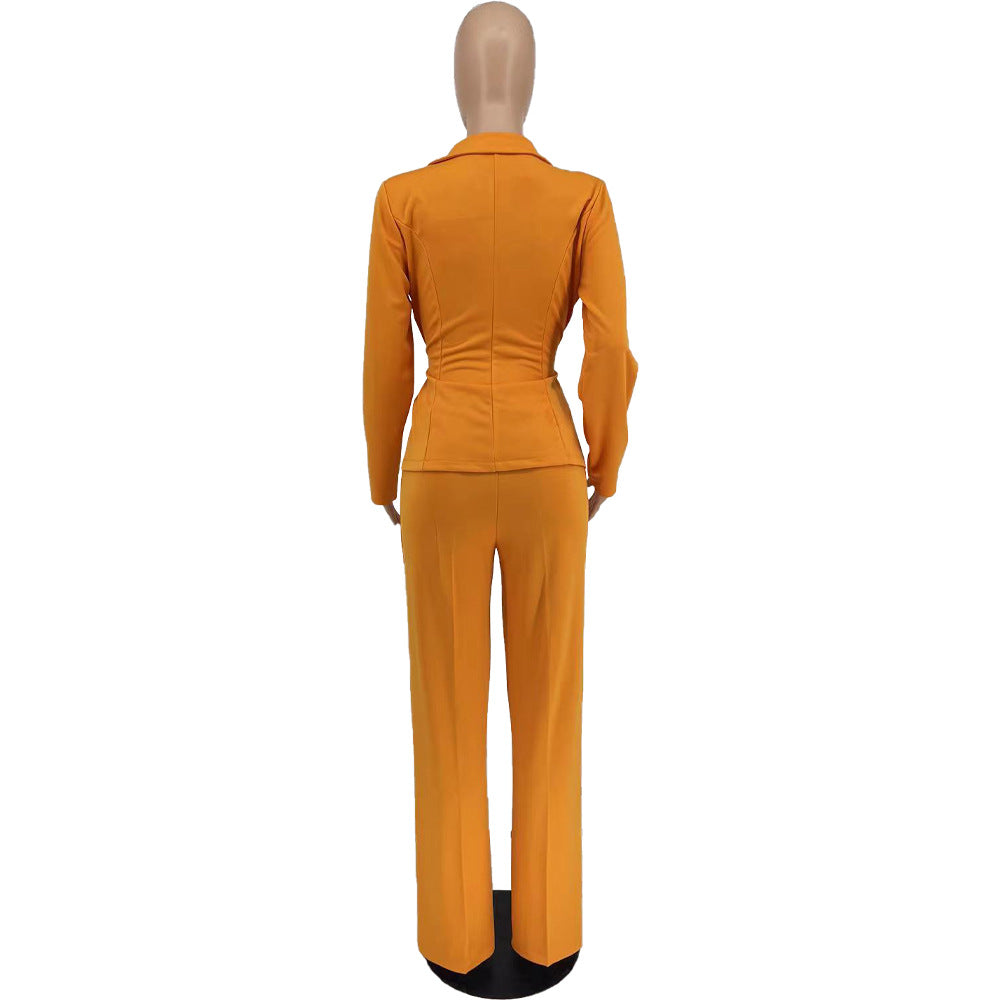 Casual Deep V Neck Women Two Pieces Outfit Sets