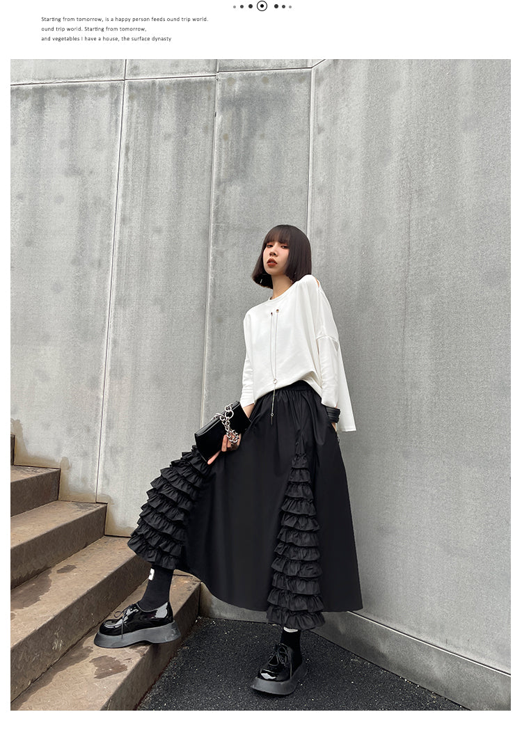 Black Designed Women Skirts