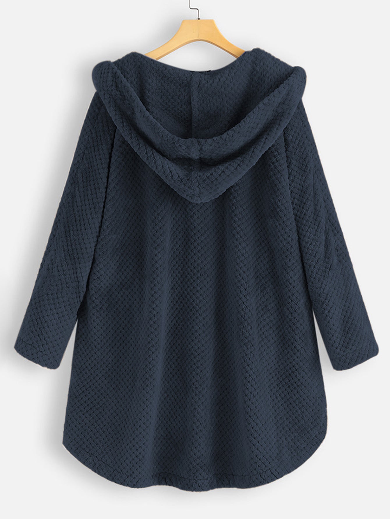 Casual Women Velvet Puls Sizes Hoodies Overcoat