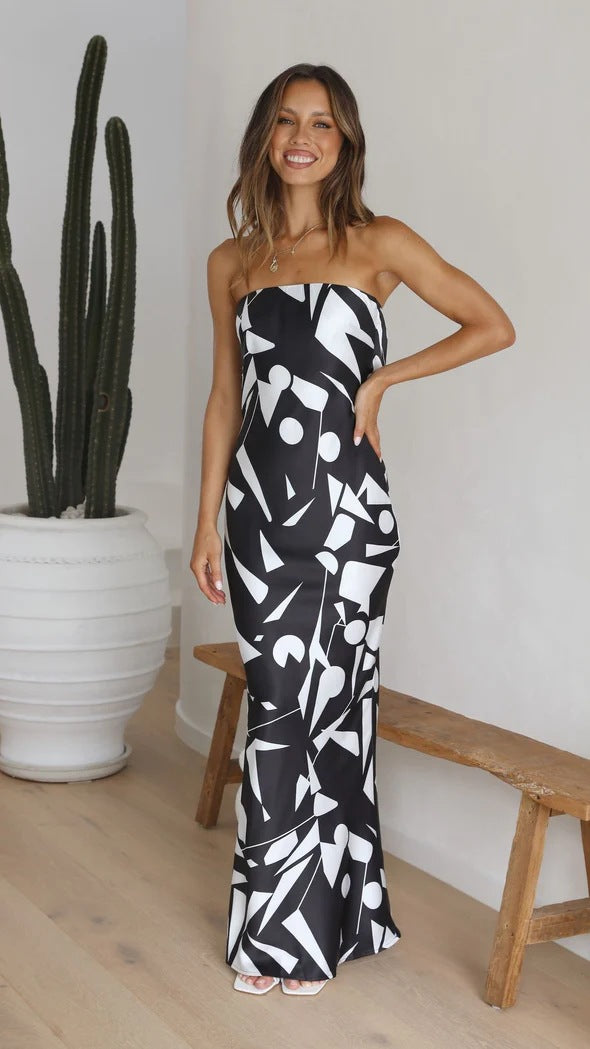 Sexy Summer Backless Irregular Long Dresses
