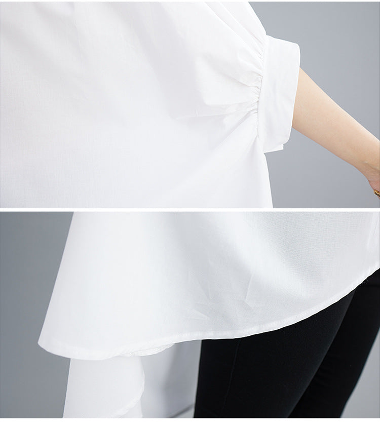 Summer Bat Sleeves Plus Sizes Shirts for Women