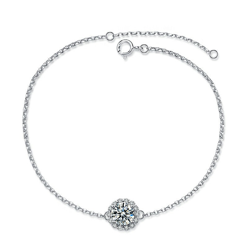 Simple Design Sterling Silver Bracelet