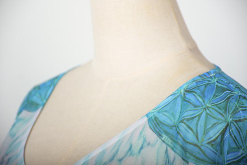 Chiffon Wings Design Pullover Cover Ups Dresses