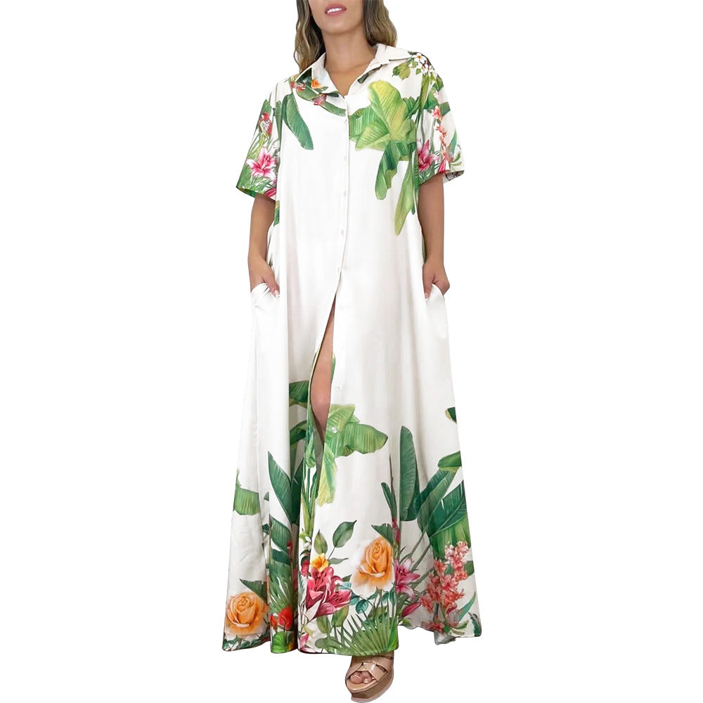 Women Plus Sizes Shirts Dresses