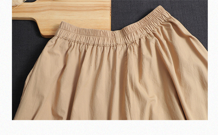 Casual Summer High Waist Women A Line Dresses