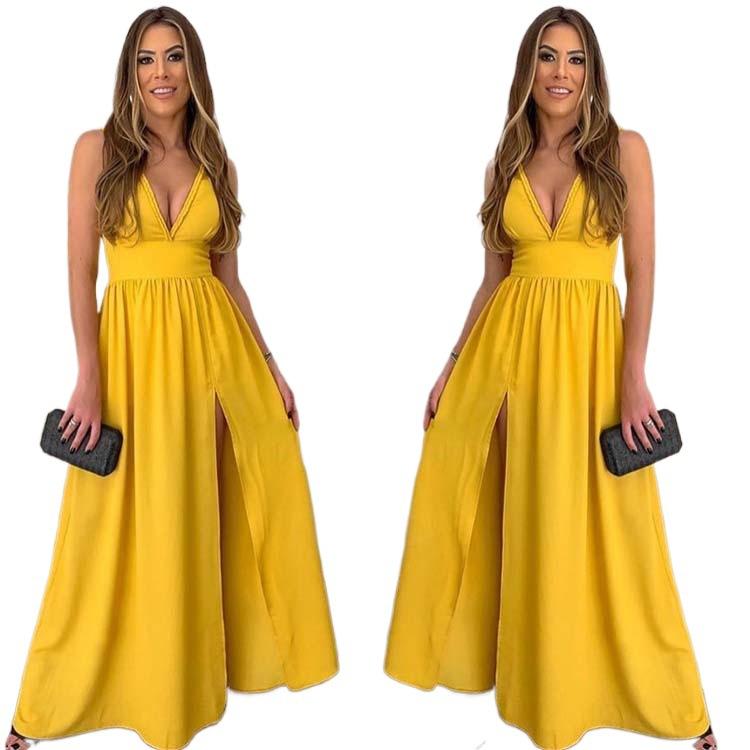 Fashion Causl Sleeveless Long Dresses-STYLEGOING