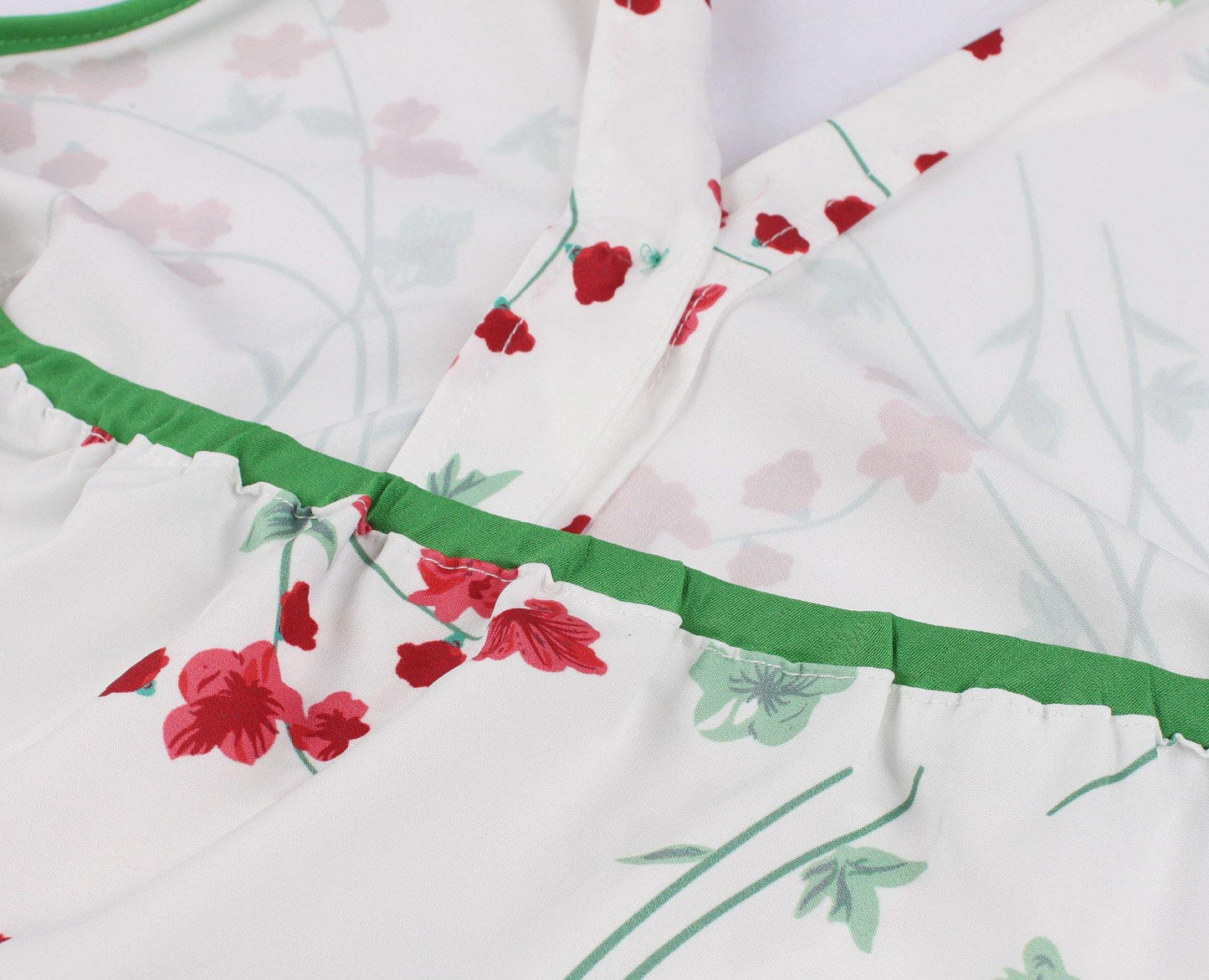 Halter Backless Floral Print Midi Length Dresses-STYLEGOING