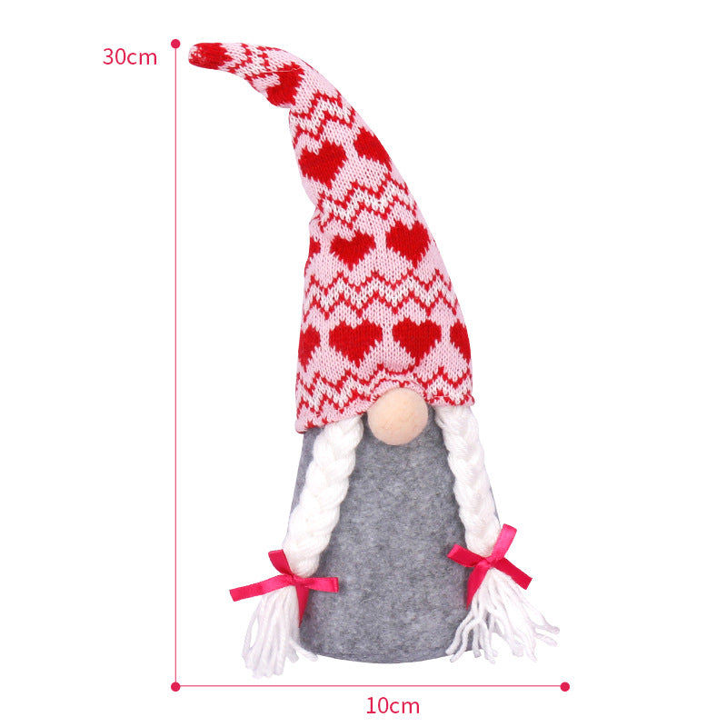 Valentine's Day Decoration Faceless Doll