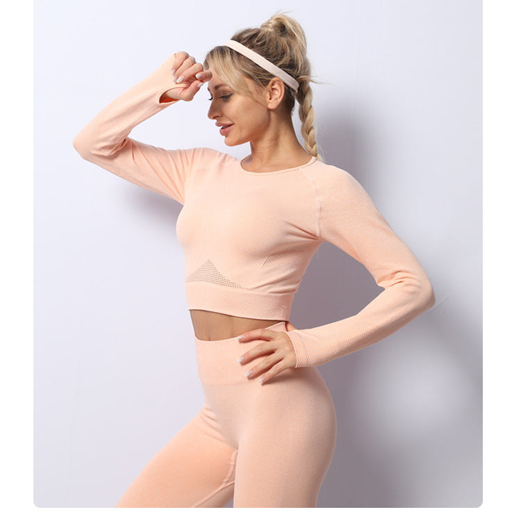 Sexy Sports Long Sleeves Yoga Suits