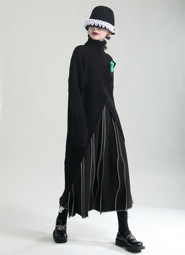 Elegant Women Long Knitting Cozy Dresses