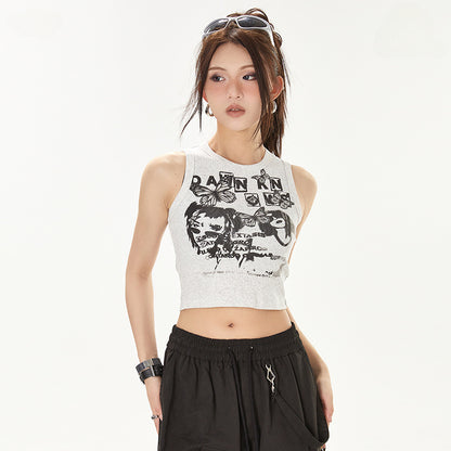 Sexy Summer Sleeveless Tight Tank Tops for Girls