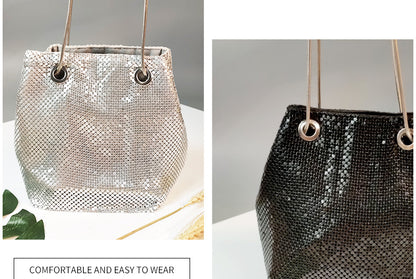 Casual Summer Sequined Chains Shoulder Bags for Women