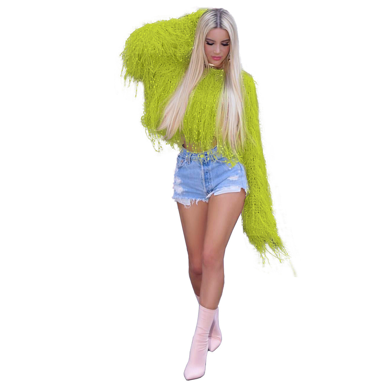 Fashion Hand Made Tassels Pullover Sweaters