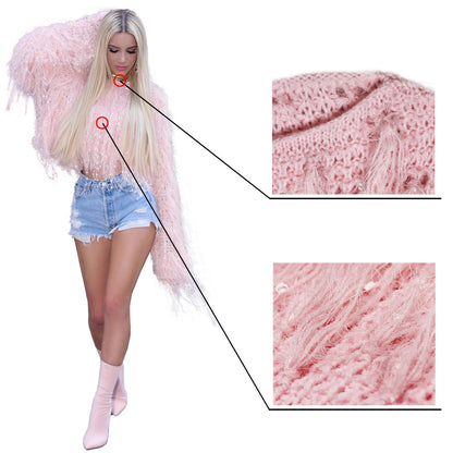 Fashion Hand Made Tassels Pullover Sweaters