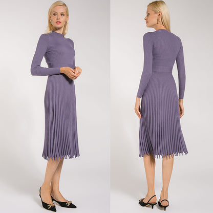 Hot Selling Fashion Women Midi Length  Fall Dresses