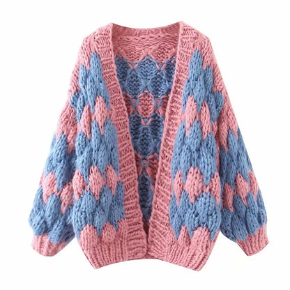 Designed Handmade Knitted Cardigan Sweaters