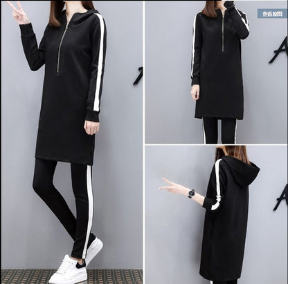 Fashion Casual Plus Sizes Zippered Women Suits