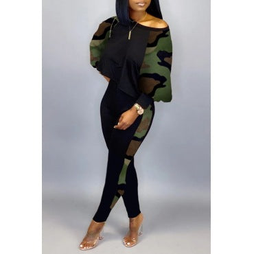 Fashion Camouflage Women Suits