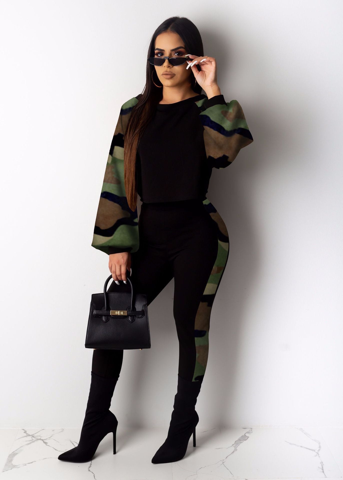 Fashion Camouflage Women Suits