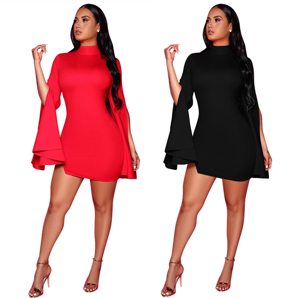 Sexy Long Sleeves Mini Dresses