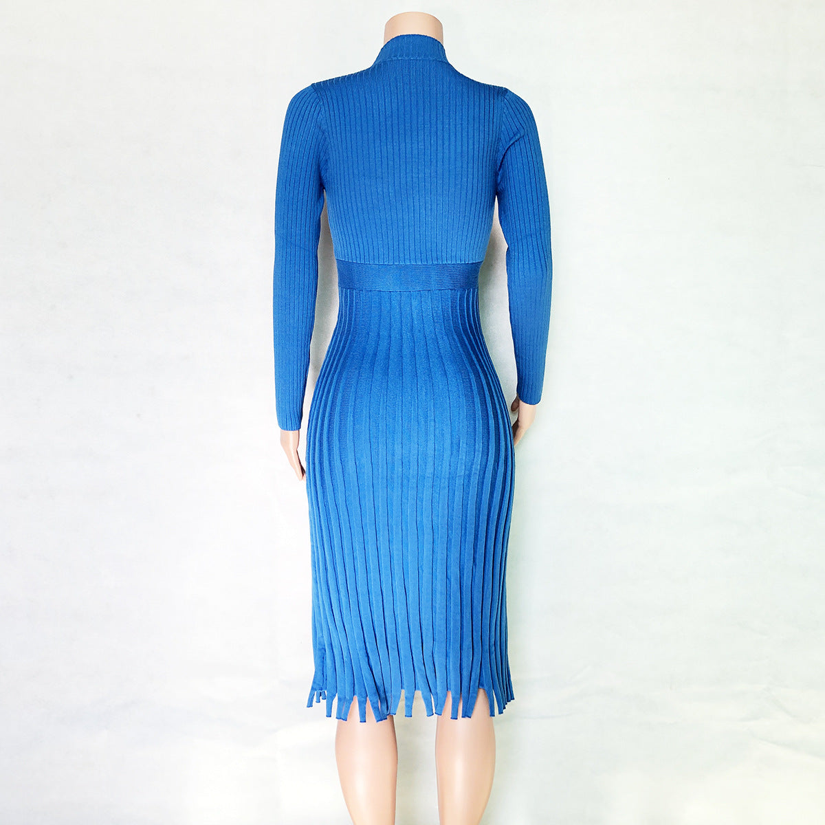 Hot Selling Fashion Women Midi Length  Fall Dresses