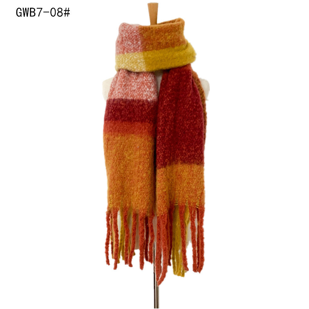 Casual Warm Thick Winter Scarves