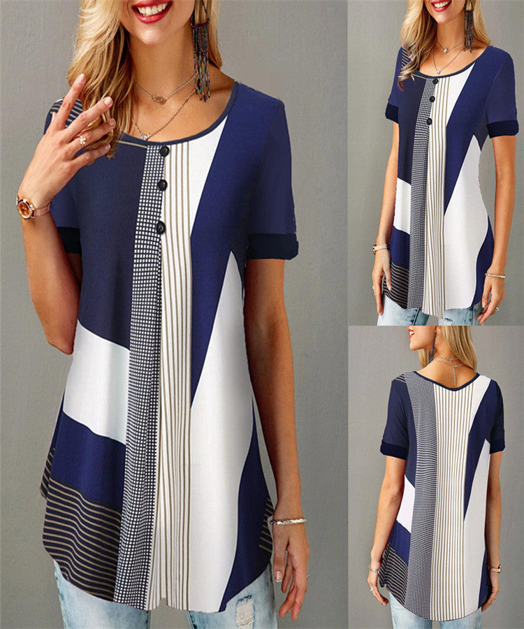 Summer Plus Sizes Women T Shirts