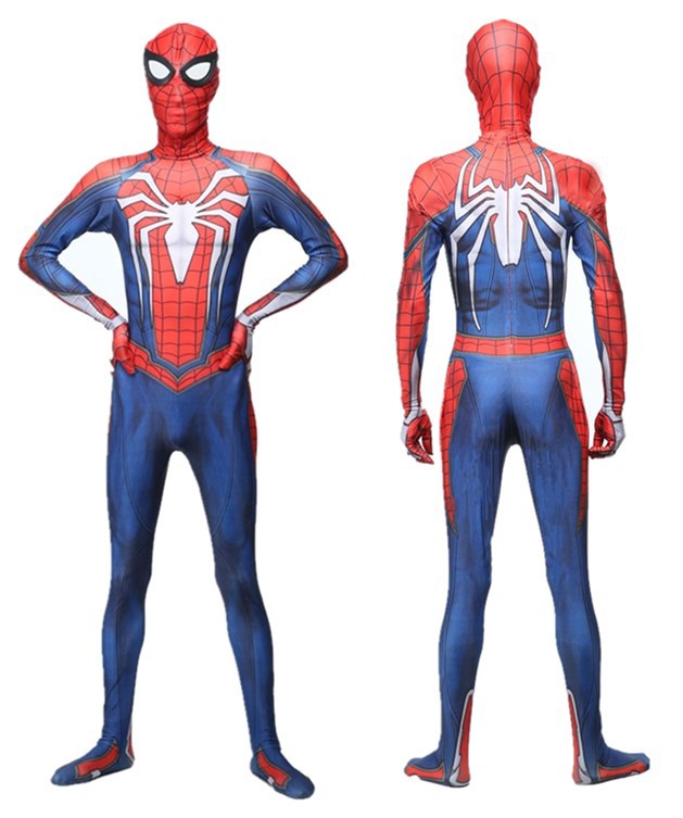MARVEL Spider-Man:  PS4 Spider-Man Cosplay Costume Jumpsuits