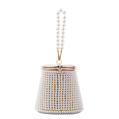 Gorgeous DIY Pearl Bucket Bag/Evening Party Bag